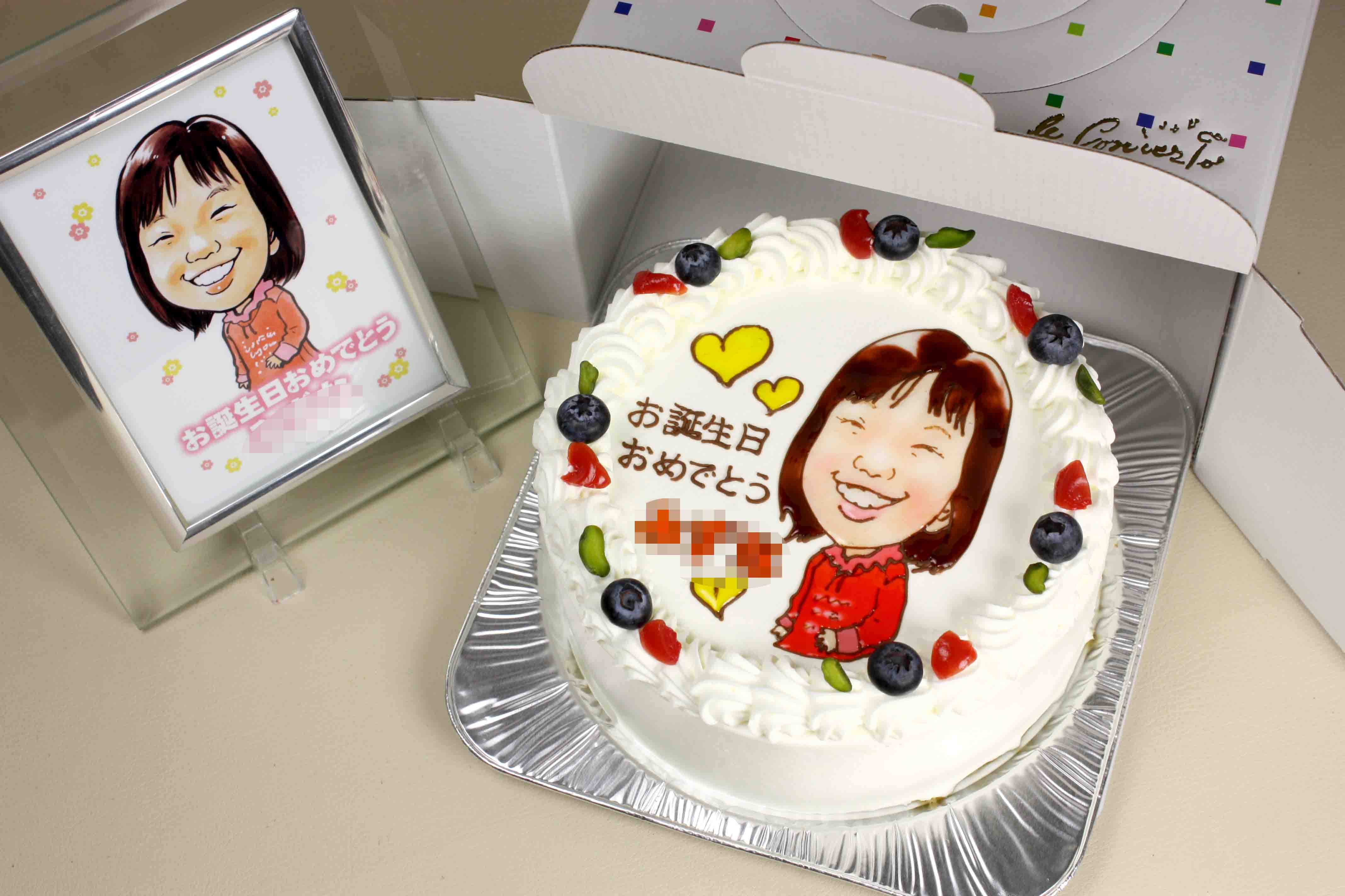 誕生日ケーキを似顔絵で 大阪編 デコレーションケーキｃｏｍ 公式ブログ